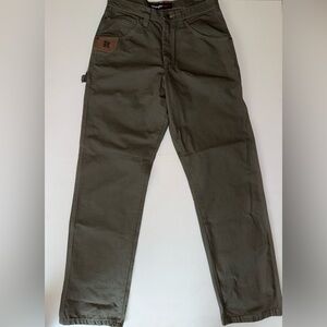 Wrangler Men's Cargo Pants in Olive Green